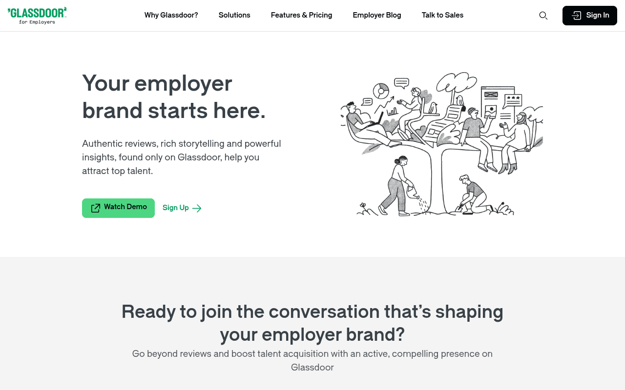 Glassdoor für Arbeitgeber – Ihre Arbeitgebermarke beginnt hier