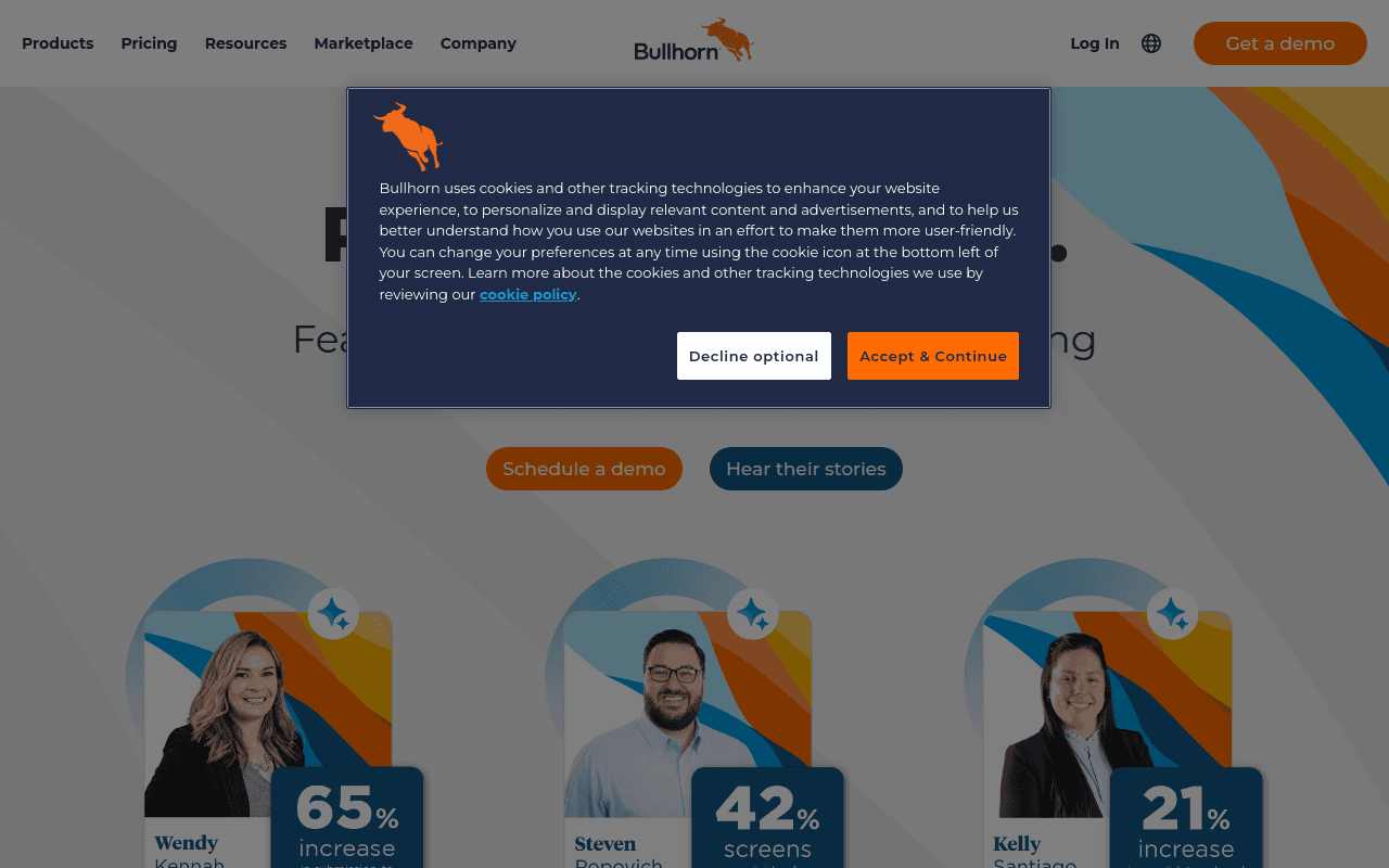 Bullhorn Homepage – Enterprise Staffing und Recruiting ATS und CRM