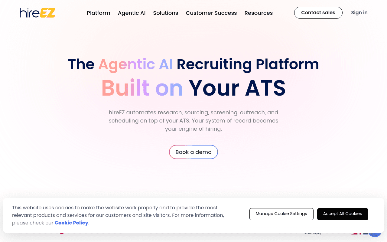 hireEZ Homepage