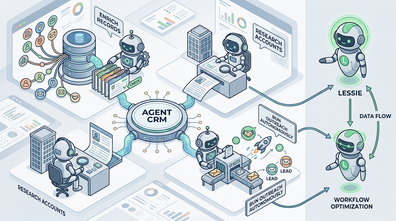 Agent CRM: How AI Agents Automate Your CRM Workflows
