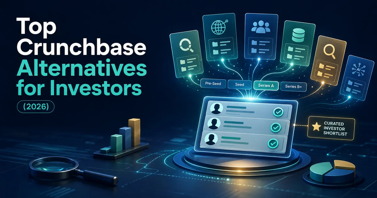 Crunchbase Alternatives for Finding Investors (2026)