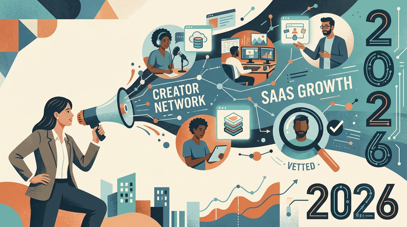SaaS Influencer Marketing in 2026: A Practical Guide to Finding, Vetting, and Working With the Right Creators